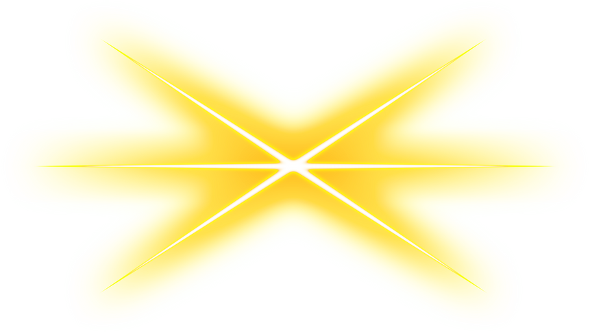 Glowing Yellow Lens Flare
